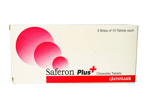 Saferon Plus Chewable Tabs 30S